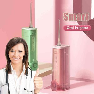 Portable Electric Oral Irrigator Rechargeable Dental Water Flosser Family multipl modes proof Jet Floss Teeth Cleaner 220513
