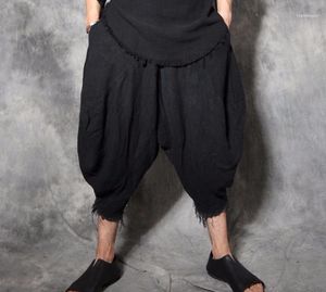 Antik Pantolon toptan satış-S XL Yaz Erkek Moda Dokuz Dakika Antik Yollar Geri Kazanan Pantolon Kişilik Çörekler Bloomers Haroun