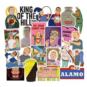 50Pcs King of the Hill Stickers Skate Accessories For Skateboard Laptop Water Bottles Laptop Car Cup Computer Mobile Phone Decor Kids Gifts Toys