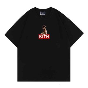 T-shirt New 2022ss Kith Box Rero Boy Shir Men Shirs T-shir Hip Hop Skaeboard Sree Coon T-shirs Tee Top Bg42