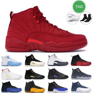 12s men Basketball Shoes 12 Gamma Blue University Gold Dark Grey Gym Red The Master Taxi mens outdoor sports trainer Sneakers