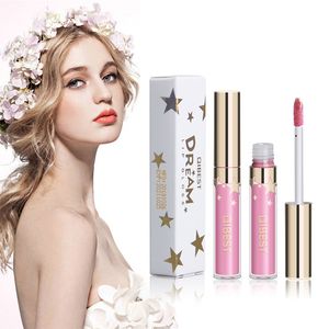 Qibest Laving Lip Gloss Matte Lipgloss Водонепроницаемый обнаженный крем для губ без чашки для жидкой помады