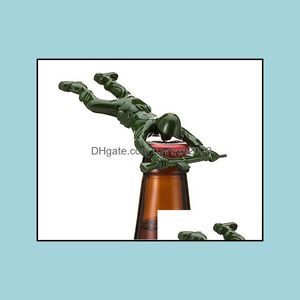 Other Festive Party Supplies Home Garden Newest Gifts Army Man Bottle Opener Bar Tool Gag Gift Die Cast Metal-Khaki Green With Opp Bag Dro