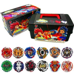 12PCS/Set Toma Beyblade Burst Surge GT Toy Gyro Launchers Toupie Metal Tops Fafnir Spinning Bayblade Bey Blades 220505