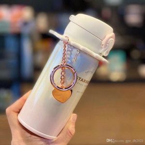 Japan Kirsche großhandel-Der neue Japan Stil Starbucks Becher Rosa Sakura Edelstahl Vakuumbecher ml Kirschblüten die Becher Tumbler für Kaffee Wasser Mädchen GI