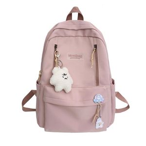 School Bags 2022 Mochila High Quality Women Backpack Teenage Girls Laptop Rucksack Student Shoulder Bag Korean Style