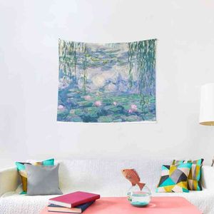 Pink Moon Landscape Wall Carpet Bohemian Panoramic Paper S Decoration Bedroom Girl Fabric S J220804