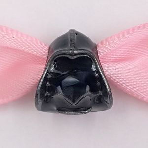 Pandora Biżuteria 925 Sterling Silver Making Kit Star Warrs Darth Vader Charm Chain Pop Pop Bead Bangel Mężczyzna Bransoletka nadgarstka Oryginalny Snake DIY Naszyjnik Pudełko Pudełko Prezent 799256C01