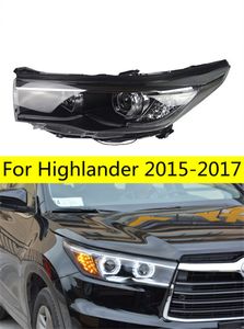 Autos Kopf Lichter für Toyota Highlander Scheinwerfer 20 15-20 17 Eagle Eye Neue Kluger Front Lampe Zubehör