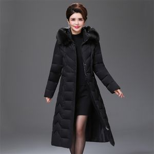 Xlong winter casual jacket women office ladies parka mujer plus size solid hooded with fur collar slim women's thick coat 201019
