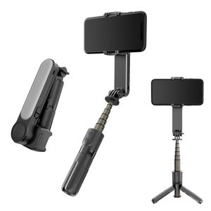 Wholesale shake stick resale online - L09 selfie stick wireless remote control fill light handheld gimbal selfie anti shake mini mobile phone stabilizer