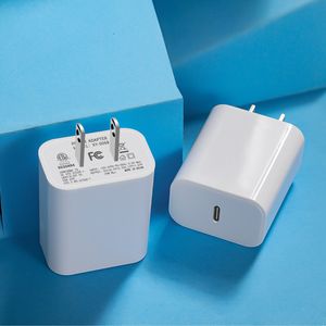 ETL Certified US 20W Тип C PD3.0 QC3.0 Адаптер быстрого зарядного устройства зарядка на стене зарядки мобильный телефон быстрый заряд