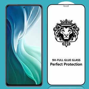 Proteggi schermo in vetro temperato 9H Full Glue Cover Protezione perfetta Proof Film Guard Shield per Samsung Galaxy Note 21 FE 20 A02 A12 A22 A32 A42 A52 A72 A82 A92