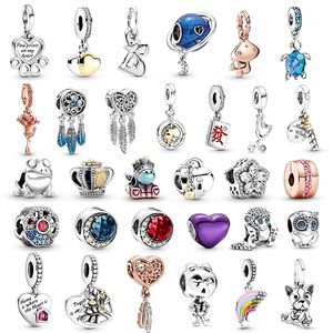 Nowe popularne 925 Sterling Silver wysokiej jakości cena specjalna urok wisiorek koraliki na oryginalny Pandora DIY bransoletka naszyjnik panie tworzenia biżuterii