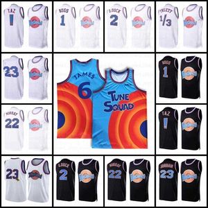 XFRSP Space Jam 2 Tunes Squad Mens LeBron Movie James Jersey Bugs Bunny Michael D.duck! Taz 1/3 Tweety 22 Bill Murray 10 Lola Koszulki do koszykówki