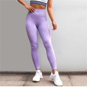 Women Energy Seamless Tummy Control Yoga Pants Super Stretchy Gym Tights High Waist Sport Leggings Running Pants deporte mujer 201014