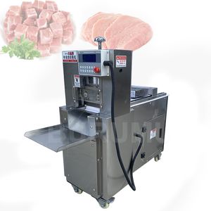Industrial Stainless Steel Frozen Meat Cube Slicing Machine Hot Pot Beef Sheep Cutting Slicer