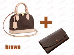 2PCS Brown Totes Bag damskie crossbody swobodne sportowe torby na ramię kobiety portfele luksusowe torebka mody mody Pu skóra