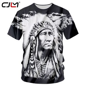 Verão tshirt preto homens 3d impressão personagem indiano oversized camisa branca hiphop punk stlye manga curta em torno do pescoço tees 220623