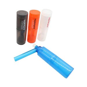Portable Top Puff Toppuff Water Pipe Plastic Tobacco Bong Kit Suite Screw-On Traveling Tobacco Dry Herb Holder Bottle Shisha Hookah Smoking Accessories