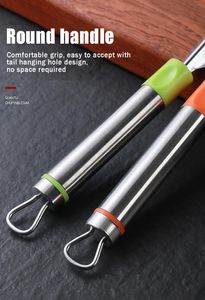 Stainless Steel Fruit Ball Carving Knife Fruit Scoop Melon Digger Fruit Jar Mashed Ice Cream Spoon Kitchen Fruit-Tools