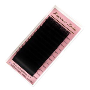 4 brickor Eyelash Extension Silk Mink Lashes Premium Soft Lashes 8-25mm blandad längd