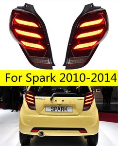 Автомобильные детали задних фонарей для Spark 2010-2014 Светодиодные задние фонари задней лампы