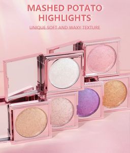 new arrival PUDAIER shine symphony highlighter Palette 8 colors net weight 8g shimmer pressed Face Contour