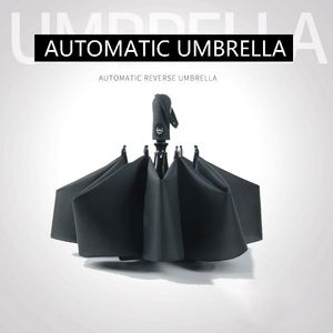 W pełni automatyczny składany parasol dżentelmen Business Otwarte produkty Mans Highend Y200324
