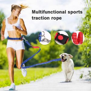 Collari per cani Guinzagli Anti-stress Fai una passeggiata Guinzaglio Labrador Multi-funzione Walking Running Harness Puppy Chain For Large Training