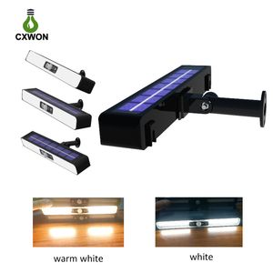 Lâmpada de sensor de movimento solar LED de parede de parede à prova d'água Decoração de garagem 36 LEDs ao ar livre 20cm Protável