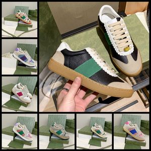 Italien Luxury Sneakers Designer Casual Shoes Brand Sneaker Man Woman Trainer Real Leather Running Shoes Ace Boots av Shoebrand S137 05