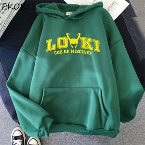 Loki Merch TV Seri Sweatshirts Kadın Erkekler Tanrının Yaramazlık Terşeli Büyük Boy Hoodie Uzun Kollu Külot UNISEX BÜYÜK BOYUTU 220813