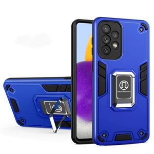 アーマーケース2 in 1 TPU PC Holder Ring Car Kickstand Phone Case for Huawei hpnor x9 x7 x7 x8 p30 pro nova y70プラスカバーB