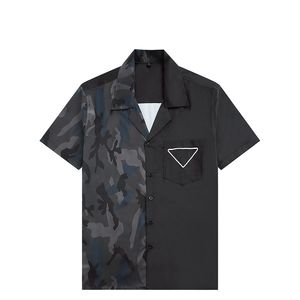 Erkekler Gömlek T-Shirt Moda Çiçek Kaplan Baskı Bowling Gömlek Günlük Kol Kısa Kollu Yaz Plaj Tasarımcısı Elbise Beden M-3XL