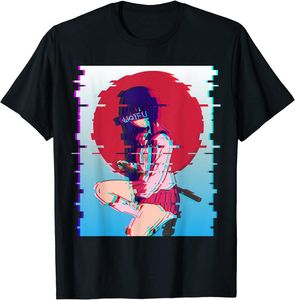 Wholesale school t shirts for girls resale online - Men s T Shirts Waifu Anime School Girl Japanese Aesthetic Vaporwave T Shirt Otaku Sad Futurism