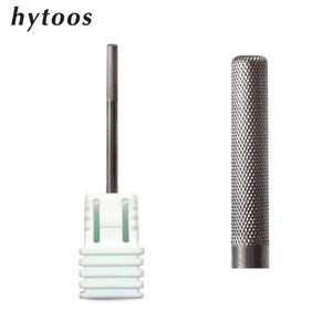 Wholesale HYTOOS Fine Carbide Nail Drill Bits 3 32" Quality Buffer Bit Accessories Polishing Grinding Tools 220510