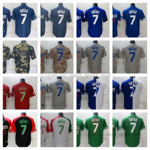 Wholesale los angeles baseball for sale - Group buy Los Angeles Baseball Jersey Julio Urias Dodgers City Red Green Blue Stitched Jerseys Men Women Youth Size S XXXL