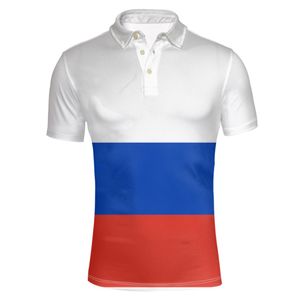 Polo giovanile Russia Nome personalizzato Numero foto Rus Bandiera socialista Cccp russo Urss Fai da te Rossiyskaya Ru Unione Sovietica Abbigliamento casual