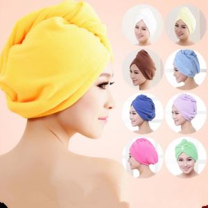 200pcs/działka mikrofibry prysznic włosy Suszanie ręcznik Szybki hair czapka czapka do kąpieli ręcznik do suszenia głowica Sn4502