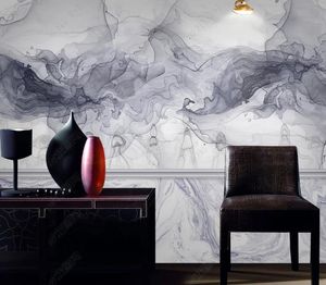 Benutzerdefinierte 3D Tapete Mural abstrakte Tinte Landschaft TV -Sofa Hintergrund Malerei Wohnzimmer Schlafzimmer Wandaufkleber