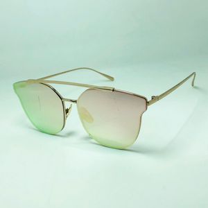 Solglasögon varumärken grossist specialpris högkvalitativ spegellinser solglasögon uv full ram adumbral legering pilot solglasögon svart gyllene