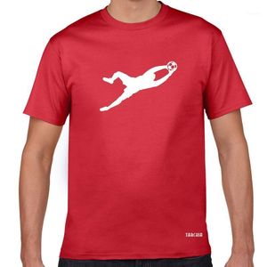 Homens camisetas Tarchia 2022 mens t-shirt do goleiro de verão Moda manga curta O-pescoço camisetas Engraçado impresso streetwear tops Tees