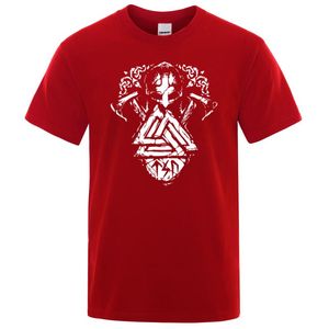 Männer T-Shirts 2022 Sommer Hohe Qualität T Shirt Symbole Drucken TV Show Viking Männer T-Shirt Marke Herren Kurzarm tops Tees