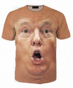 Yeni Moda Erkek / Kadının Donald Trump T-shirt Yaz Tarzı Komik Unisex 3D Baskı Rahat T Gömlek Tops Artı Boyutu L1PX #