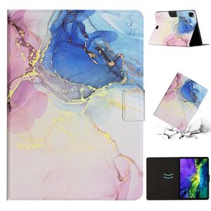 Marmor flip läderfodral för iPad 10.2 10.5 Air Air2 9.7 iPad Pro 11 Air4 10.9 Geometry Patchwork Geometric Stone Rock Card slot Wallet Cover Holder Stand Tablet Pouch Bag