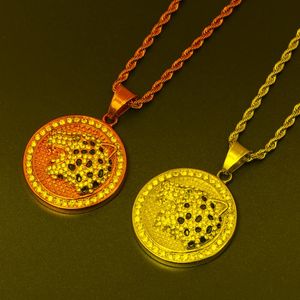 Collane con ciondolo Collana di gioielli in acciaio inossidabile di alta qualità Hip Hop per uomo SN165Pendant