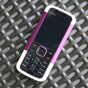 Telefones celulares reformados Nokia N5000 GSM 2G Painel reto do painel para o aluno de idosos