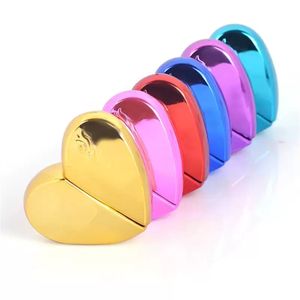 Heart Shaped Glass Portable Perfume Bottles with Spray Party Favor ml Refillable Empty Atomizer Travel Use