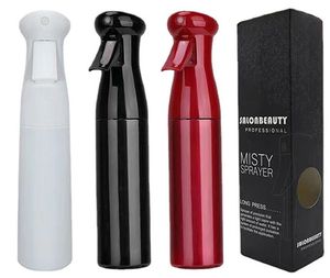 Pro Salong Hair Cutting Spray Bottle Mist Atomizer 300 ml Tom påfyllningsbar vattensprutflask Barber Frisörsverktyg